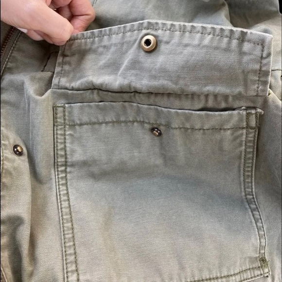 Madewell Green Utility Safari Jacket Sz XS - Picture 5 of 12